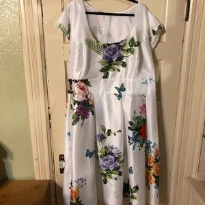 Floral eShakti Dress 6X/36W